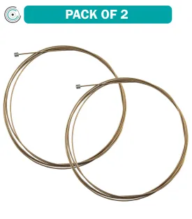 2 Pack Origin8 SS SuperSlick Electrolysis Gear Cable Front Or Rear 2800mm 1.1mm