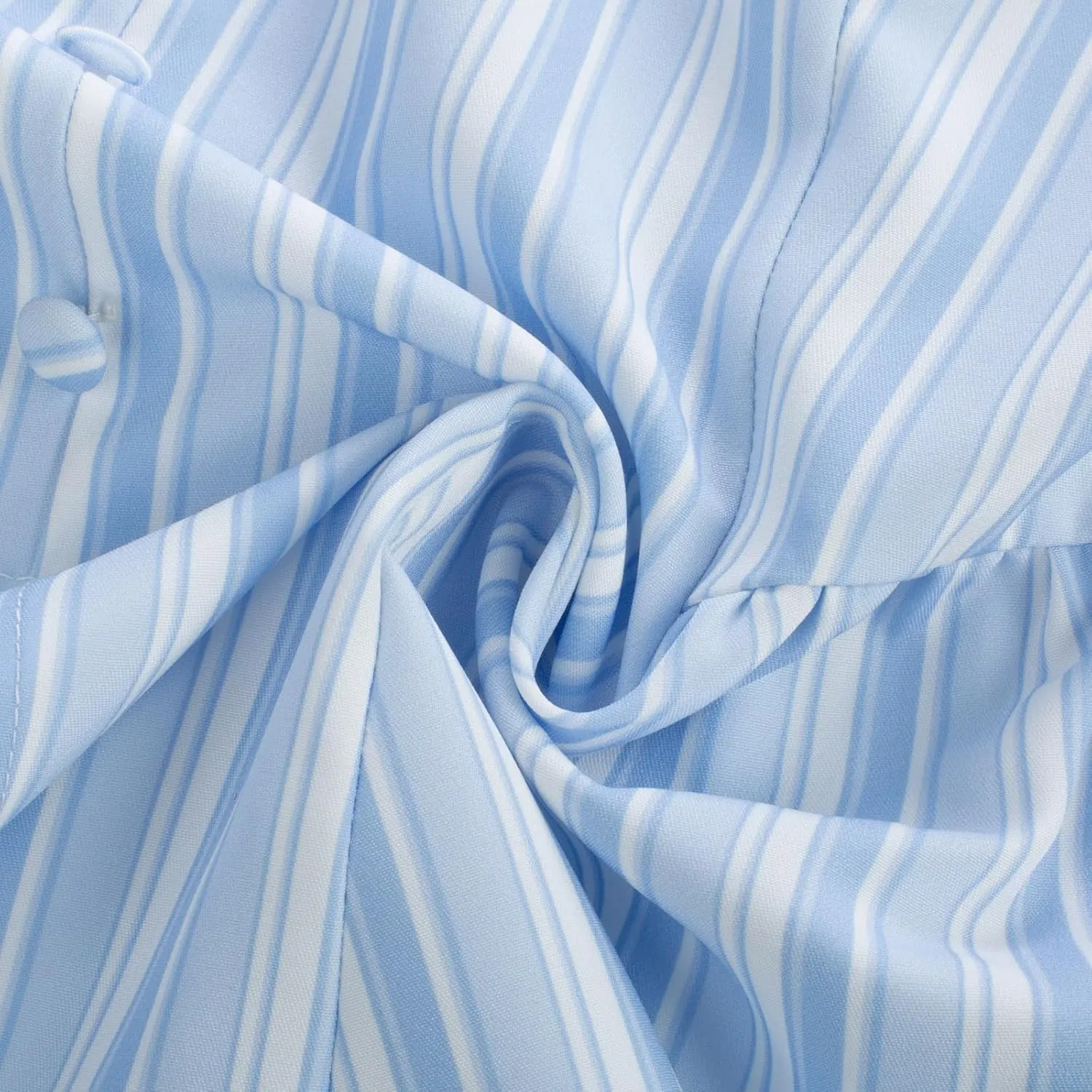 Belle Poque Summer Peplum Tops for Women Cute Square Neck Sleeveless Tops Striped Babydoll Tops Trendy 2025