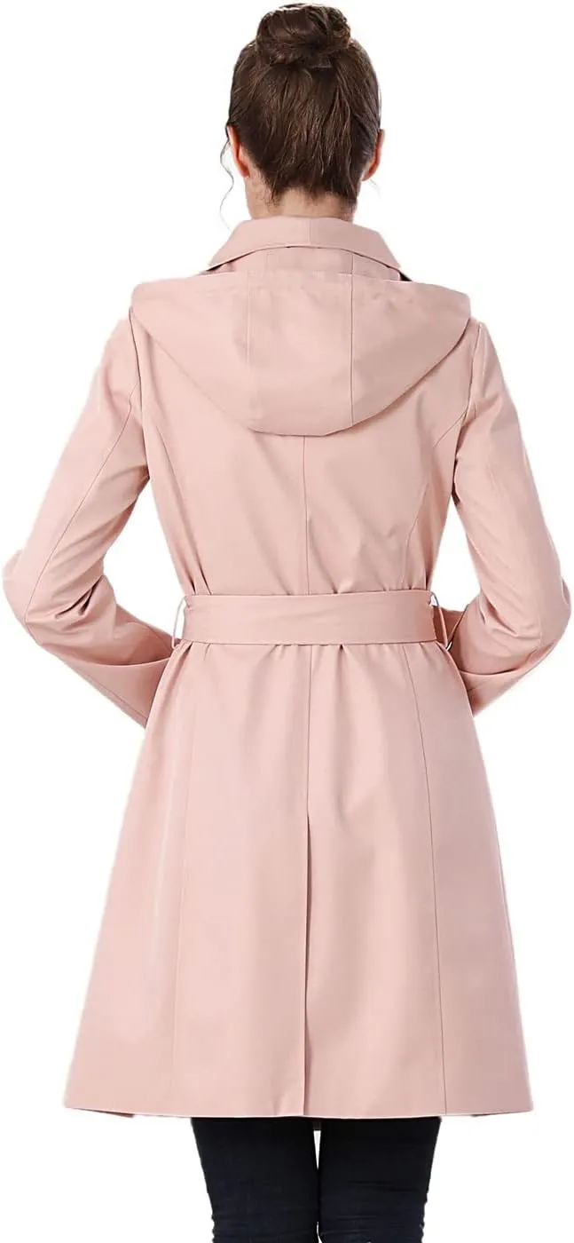 BGSD Women Jessie Waterproof Hooded Trench Coat - Regular & Plus Size