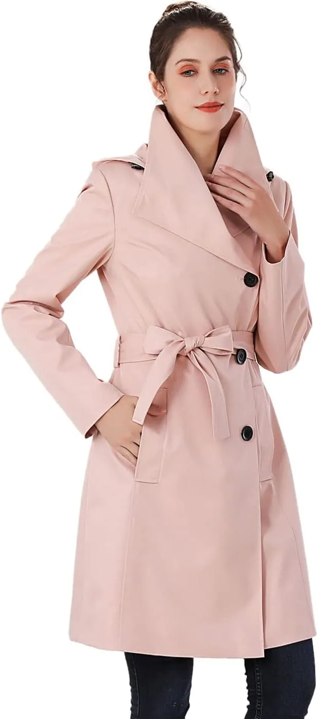 BGSD Women Jessie Waterproof Hooded Trench Coat - Regular & Plus Size