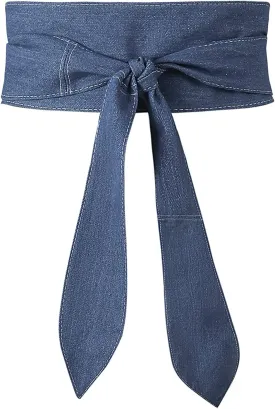 Earnda Womens Fashion Obi Belt Wrap Wide Cinch for Dress Solid Color Belts