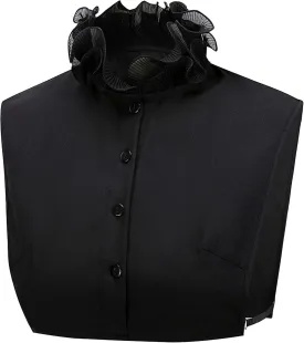 Fake Collar Shirt Versatile Accessories Victorian Chiffon Dickey Collar For Women