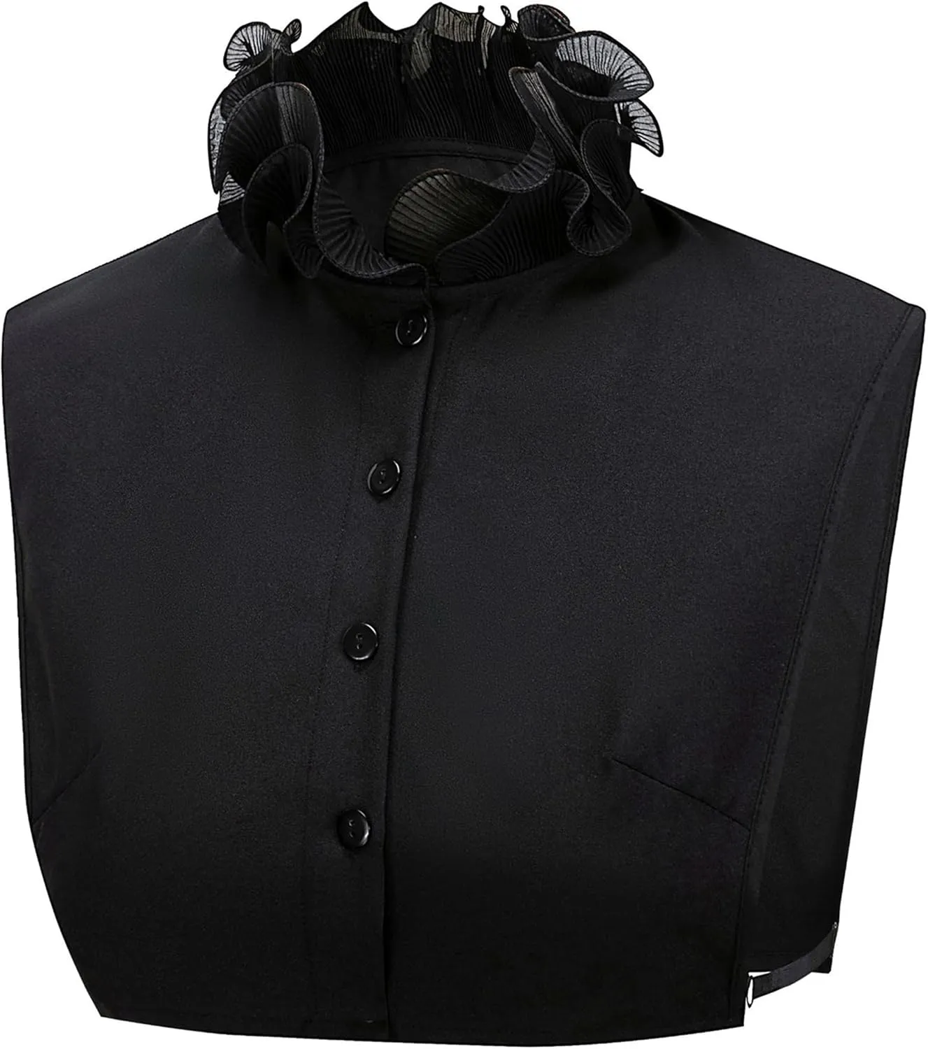 Fake Collar Shirt Versatile Accessories Victorian Chiffon Dickey Collar For Women