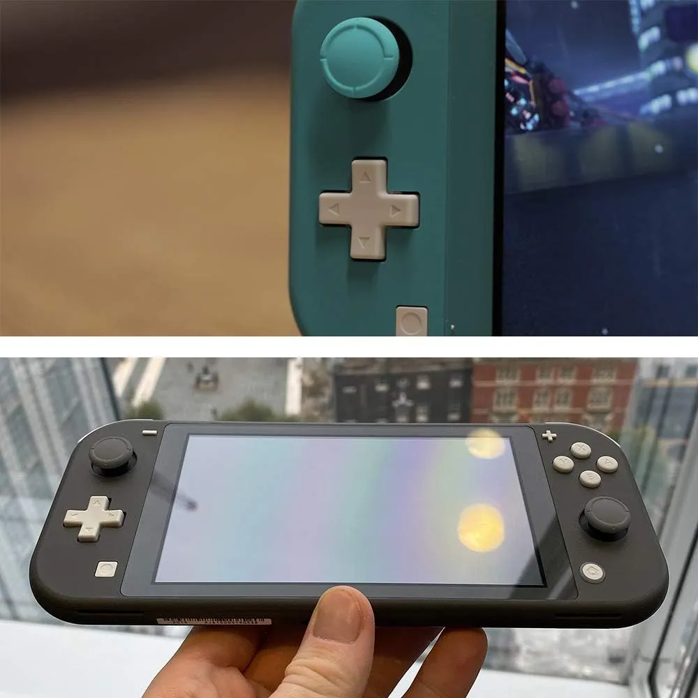 Ferkurn Joystick Replacement Cap Thumb Grip for Switch OLED Joycon & Switch Lite, Joycon Grip Button Stick Cover 3D Analog Cap Skin Replacement Part Repair Kit Accessories