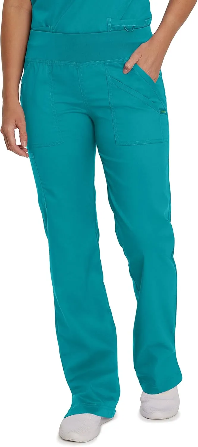 Landau Proflex Tailored Fit Comfort Stretch 4-Pocket Scrub Pants for Women 2043