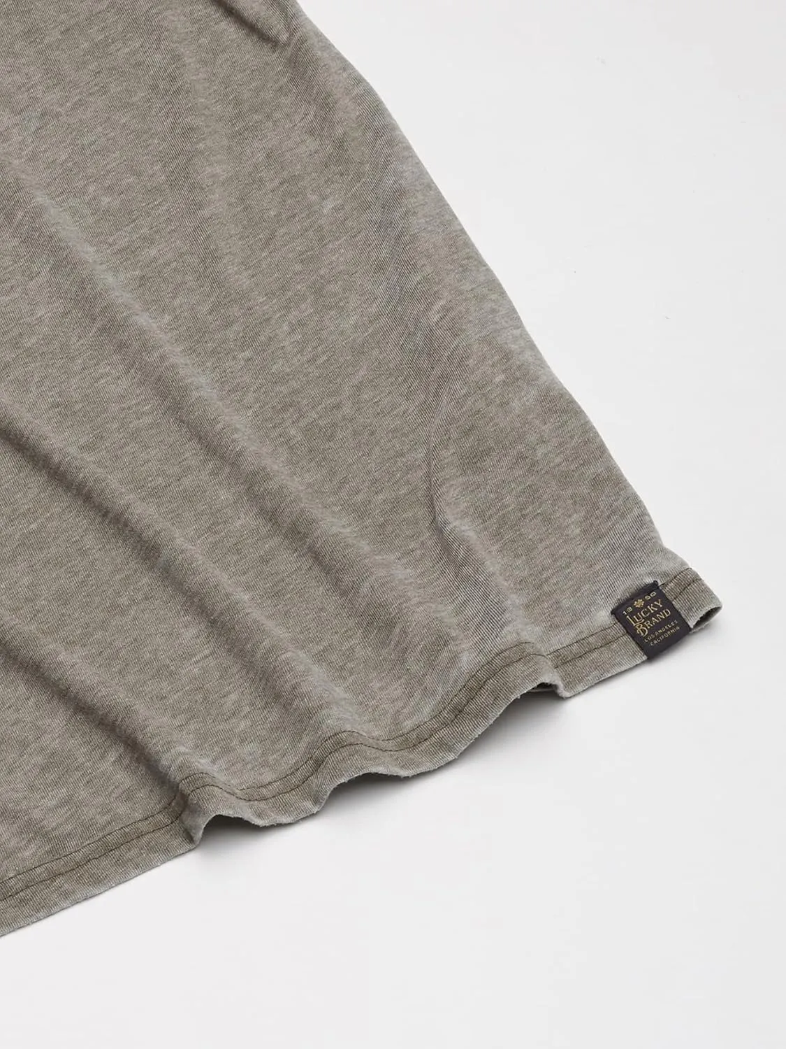 Lucky Brand Men's Venice Burnout Notch Neck Tee