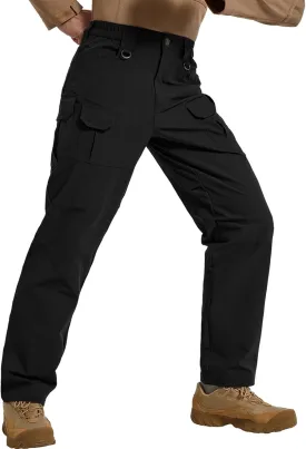 Men's Quick Dry Cargo Pants Water Resistant Tactical Pants Lightweight Stretch Outdoor Work Hiking Pants