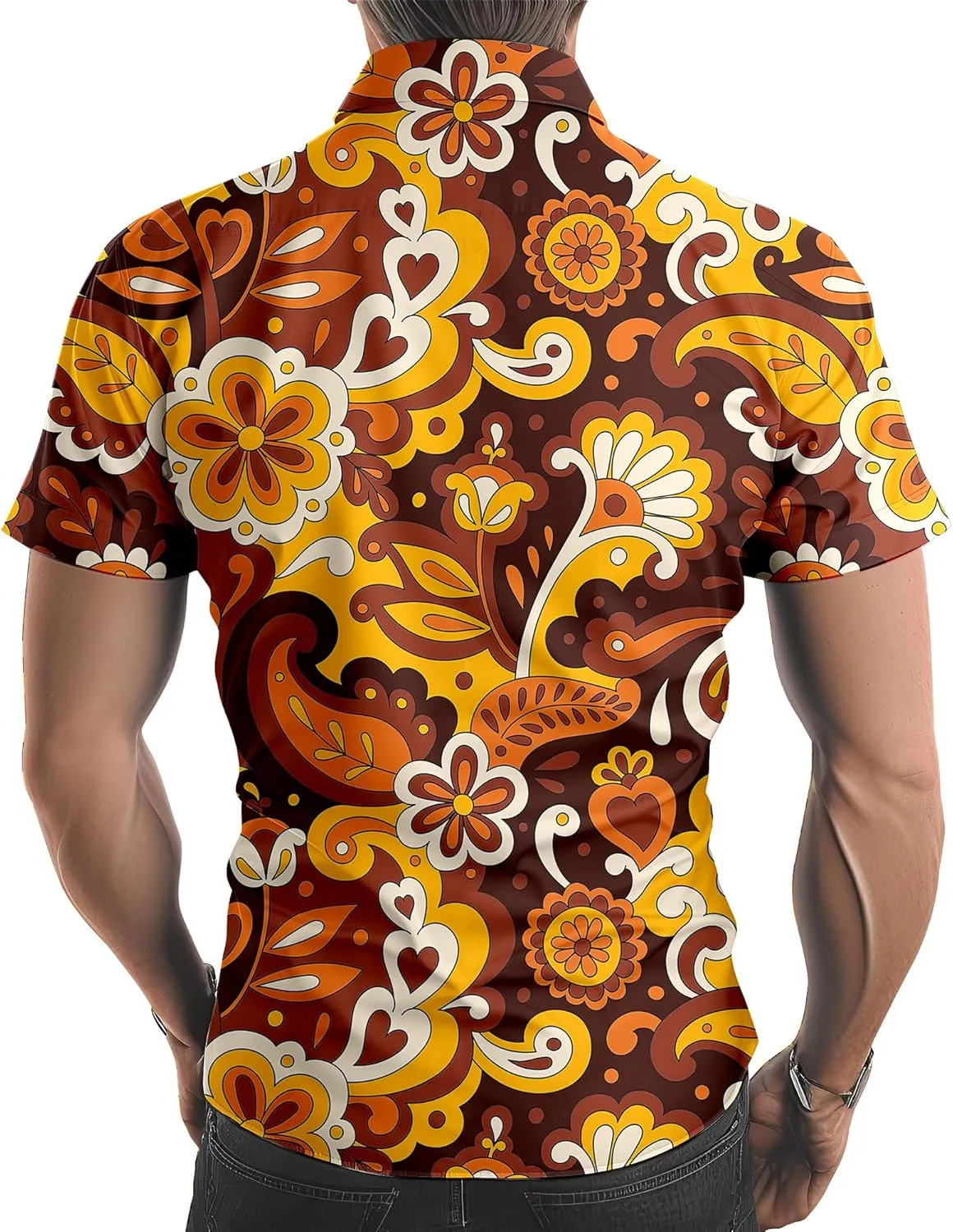 Neon Shirts for Men Button Up Shirts,Mens Neon Shirt Hawaiian Shirt for Men,Mens Beach Shirts Neon Clothes