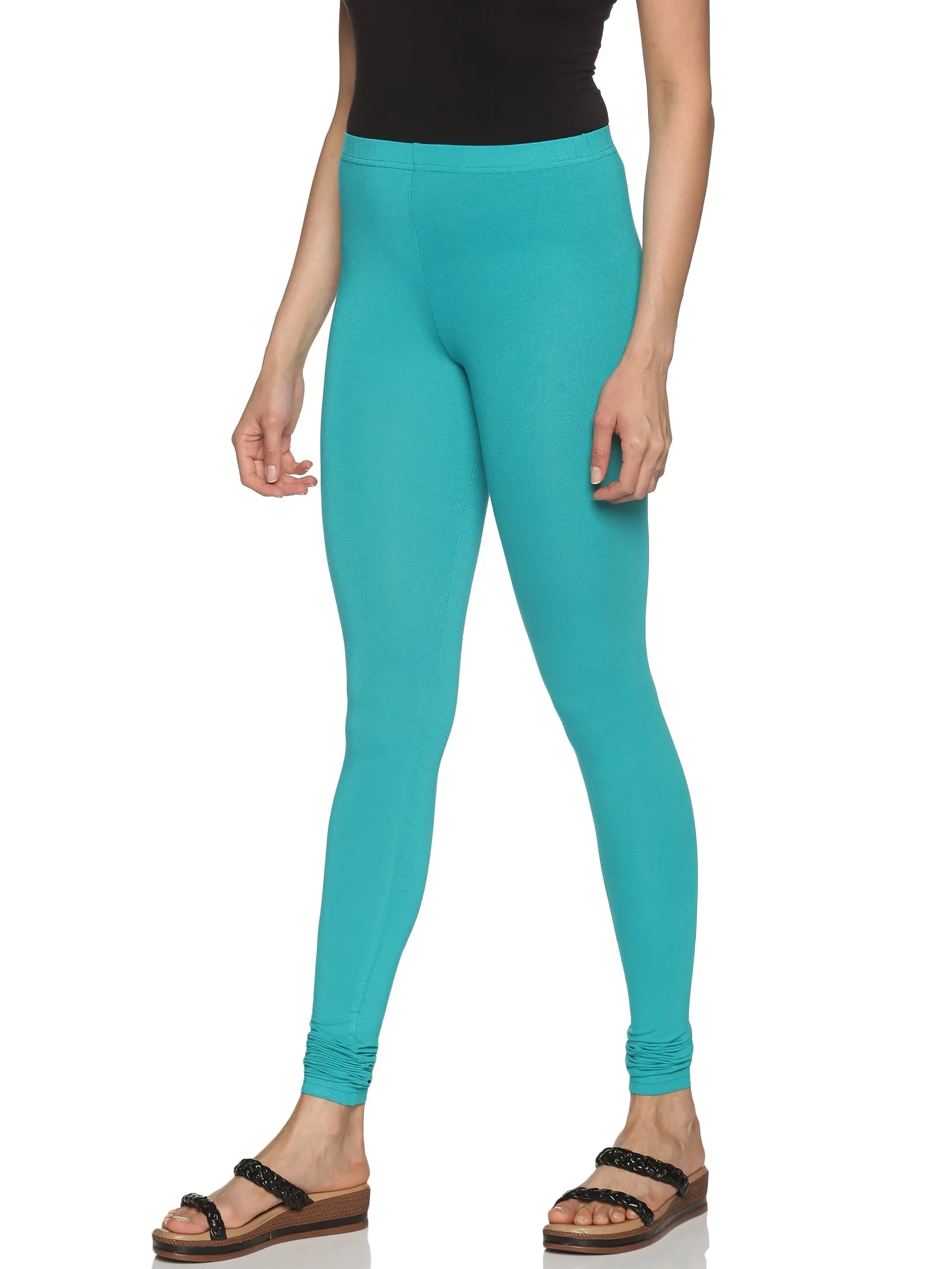 Turquoise churidar