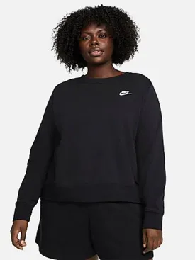 Women's Brand Logo Embroidered Sweatshirt,Black