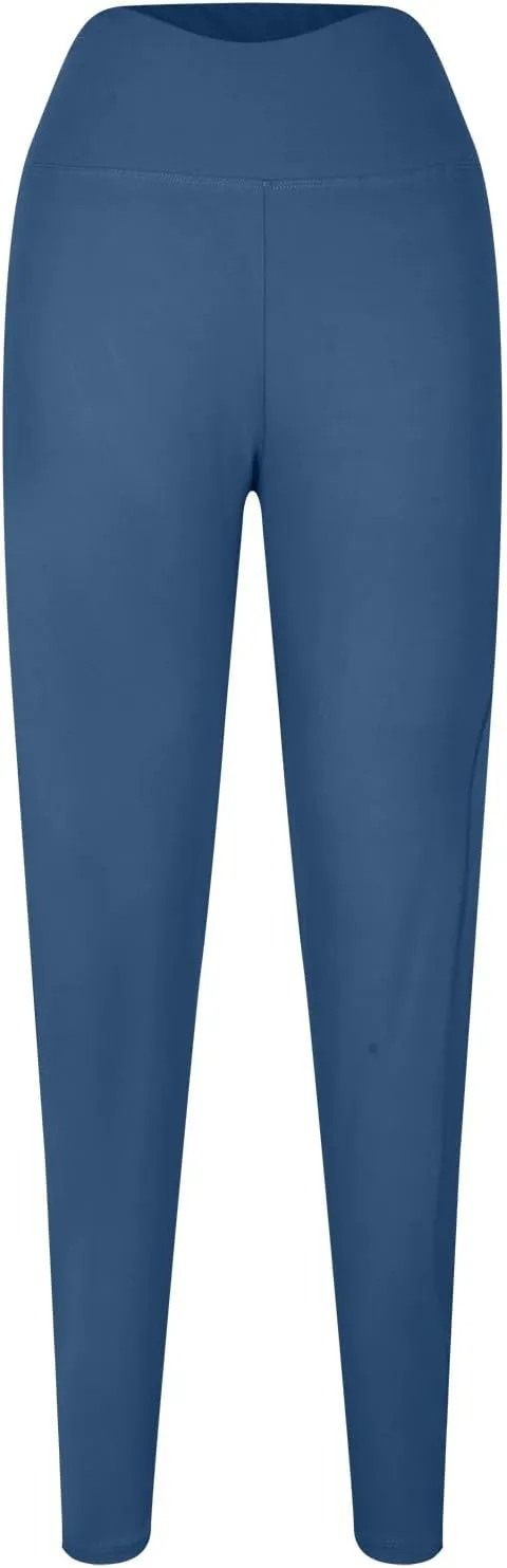 Women's Leggings Plus Size Workout Leggings Tummy Control Leggings with Pockets Stretch Yoga Leggings Athletic Pants